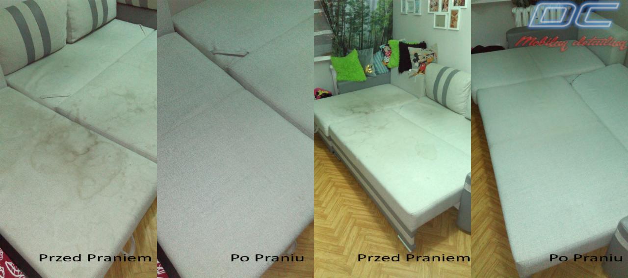 Pranie tapicerki materiałowej