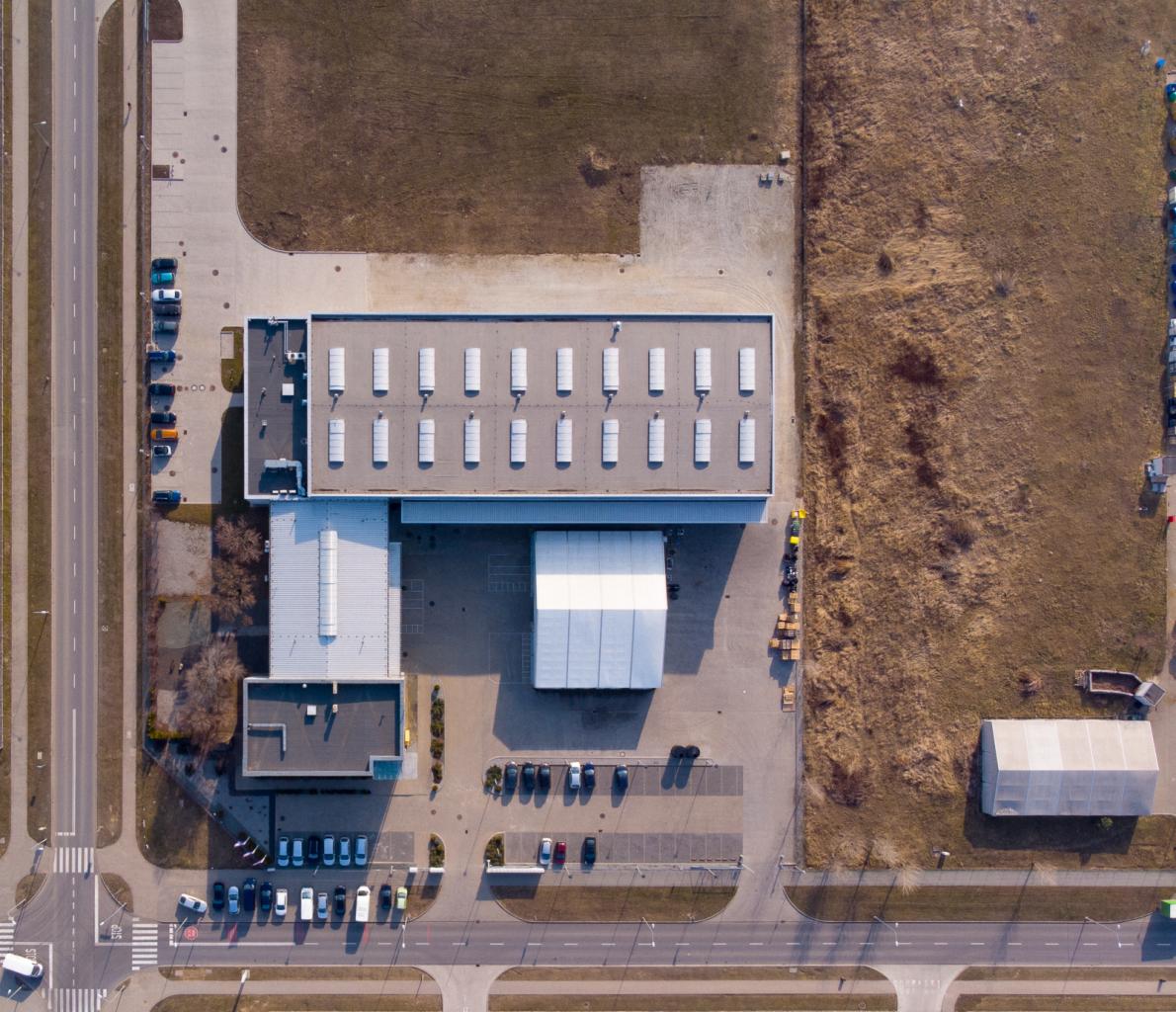 Zakład Produkcyjny Kessel - widok z góry.