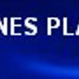 Napis 'BIZNES PLANY' białymi literami na ciemnoniebieskim tle z delikatnym gradientem i rozmyciem.