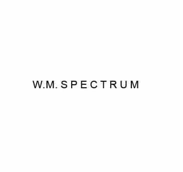 Białe tło z czarnym napisem 'W.M. SPECTRUM' pośrodku.