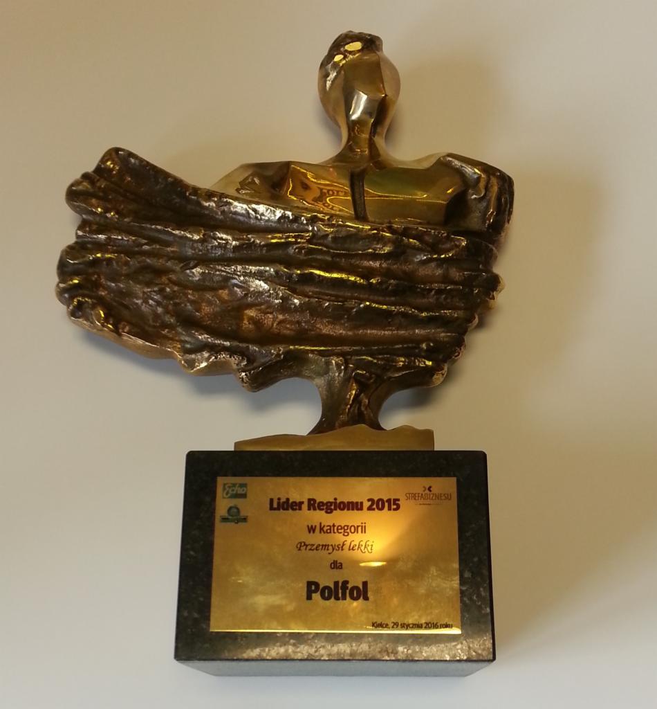 Polfol producent opakowań foliowych liderem regionu 2015 !