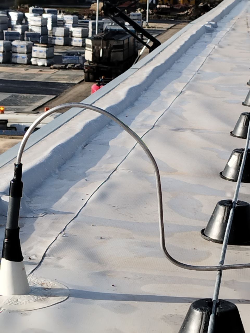 Wytkonanie odgromu w Katowicach przy Kaufland