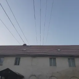 Dach w karpiówce laski grudzień 2019