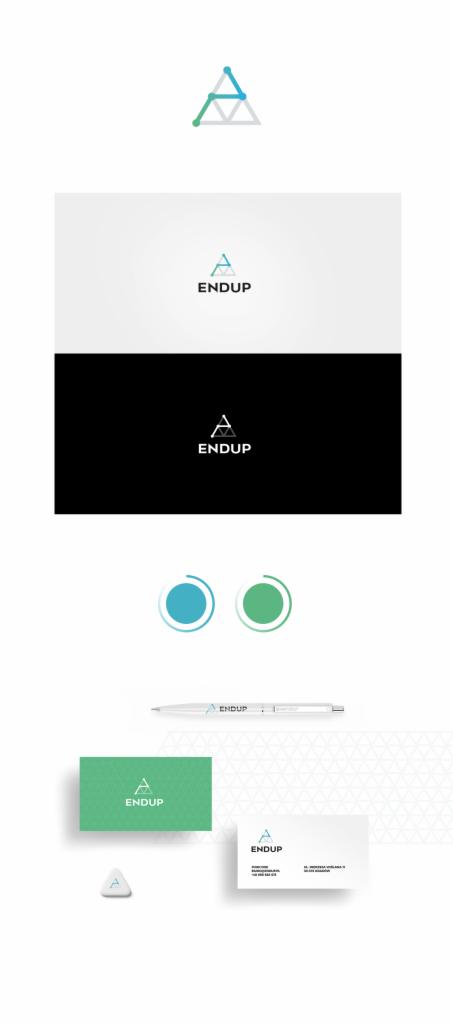 Projekt identyfikacji wizualnej dla End Up Restrukturyzacja