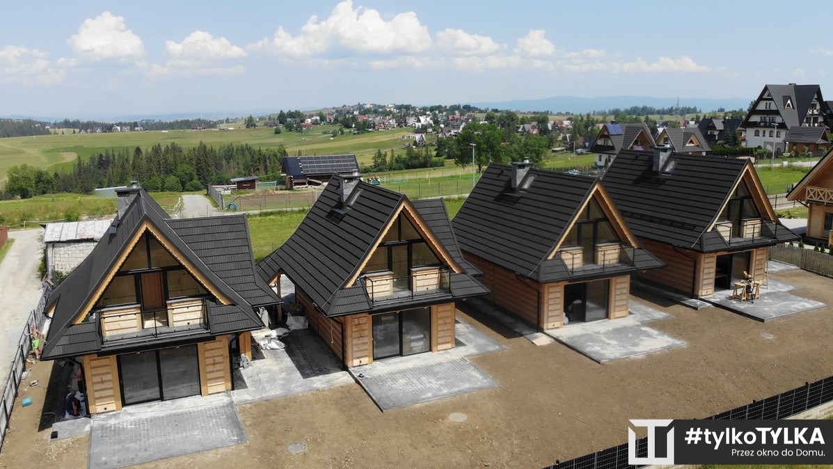 Czarne okna PCV z montażem Zakopane