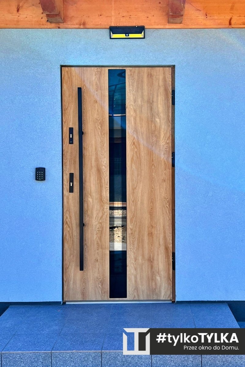Drzwi wejściowe turner oak z montażem