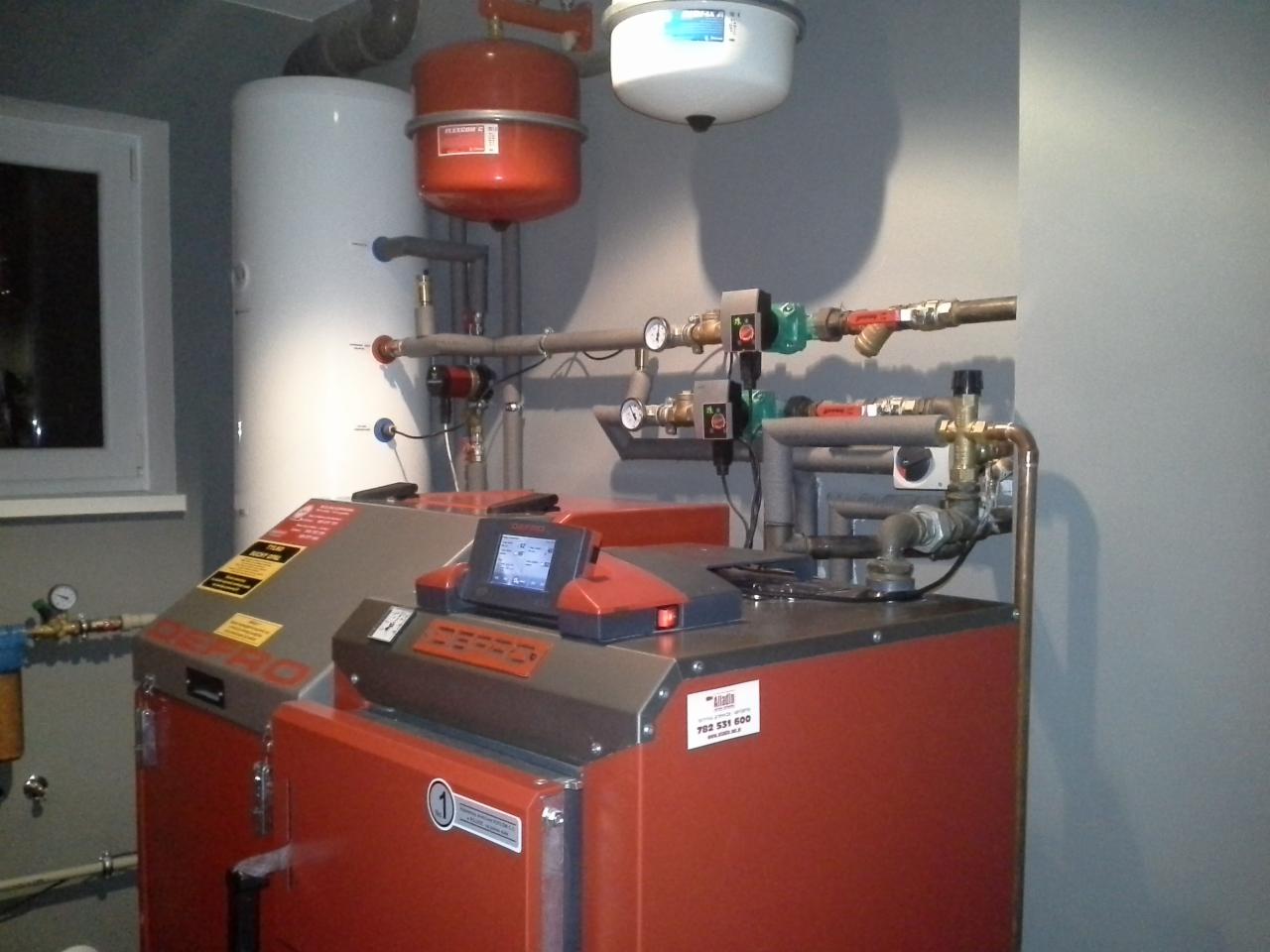 Kotłownia na ekogroszek DEFRO