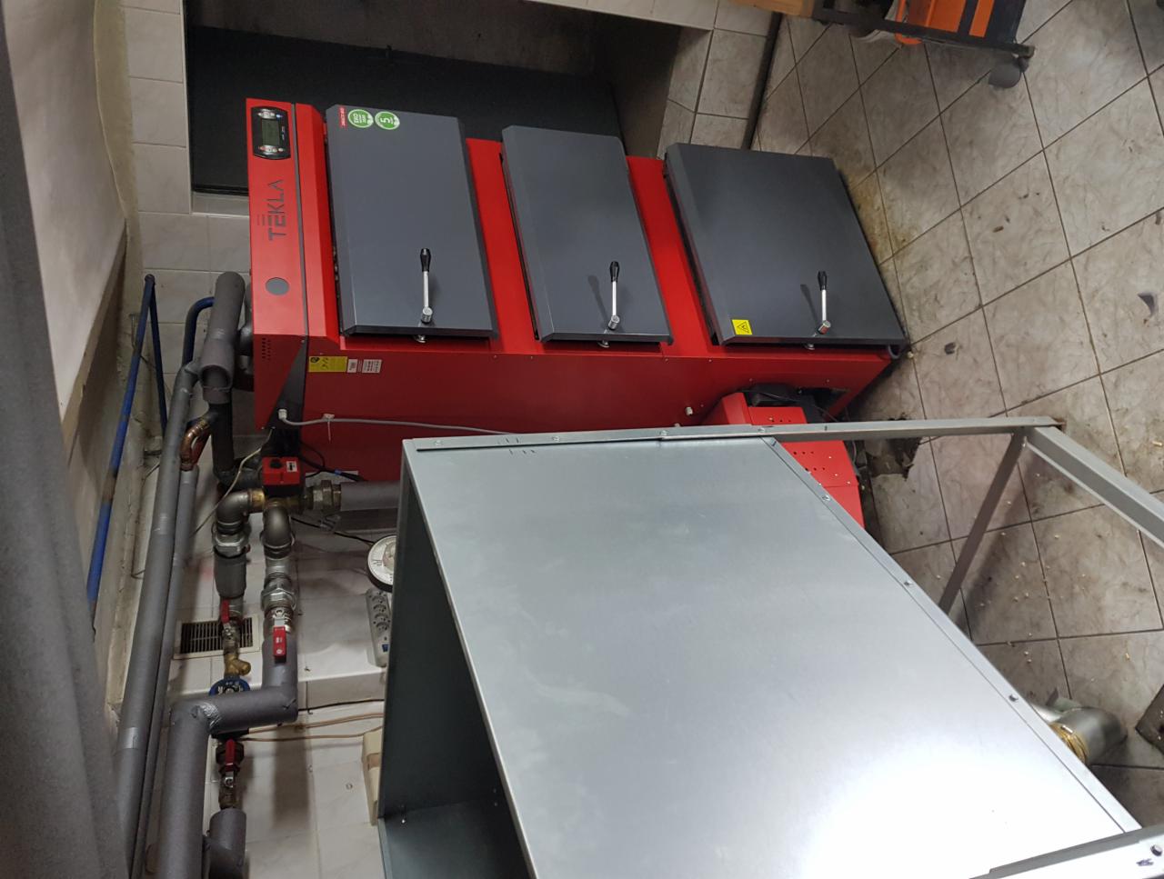 Kotłownia pelletowa TEKLA 75 kW