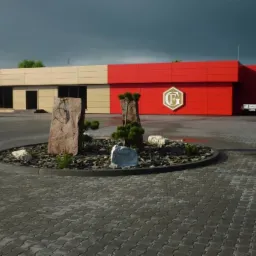 budowa biurowca pod klucz + ułożenie kostki