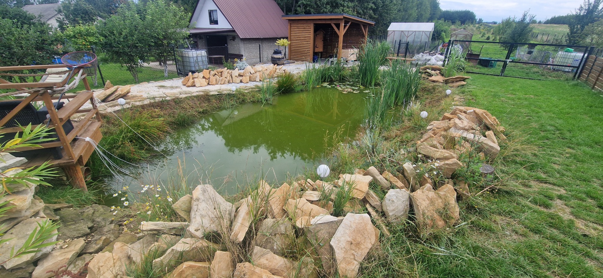 Oczko Mirzec przed pracą.