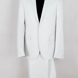 Garnitur z bawełny w kolorze gołębim. Cudo.