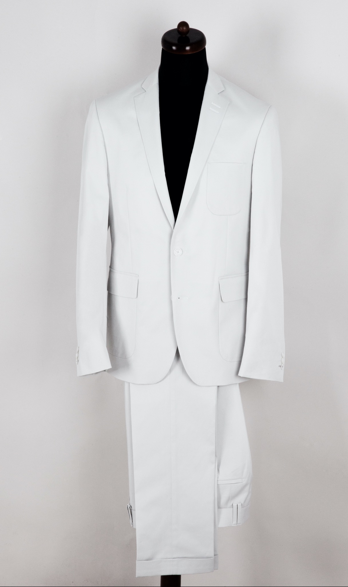 Garnitur z bawełny w kolorze gołębim. Cudo.