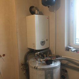 Hydrojarex-Usługi Hydrauliczne i Gazowe - Kotłownia na gaz z zasobnikiem cwu