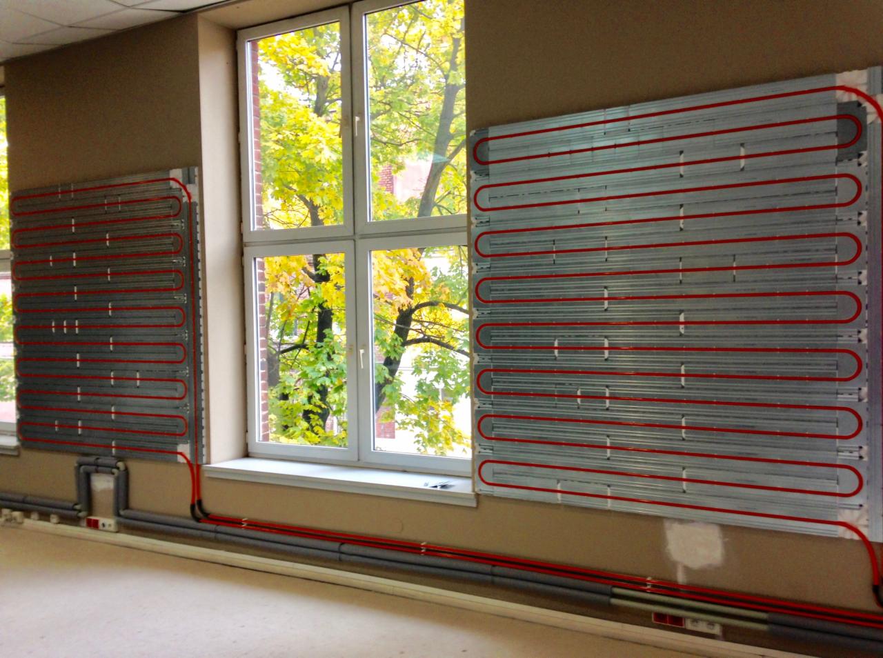 Ogrzewanie płaszczyznowe ścienne