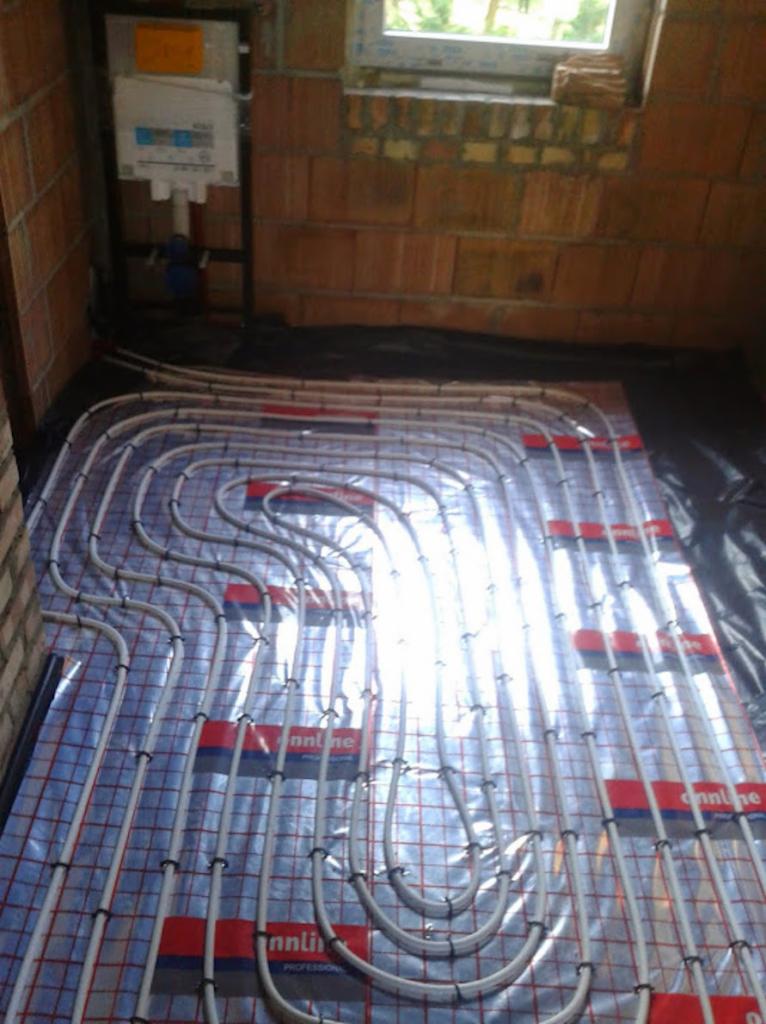 Instalacja ogrzewania podłogowego