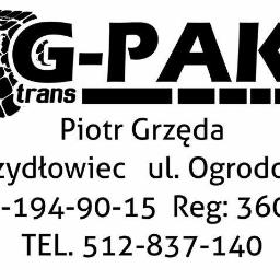 G-PAK trans - Pierwszorzędny Transport Międzynarodowy Szydłowiec