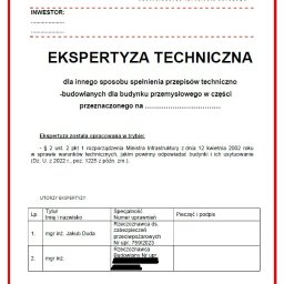Ekspertyza techniczna, zmiana sposobu użytkowania, operat przeciwpożarowy, instrukcja bezpieczeństwa pożarowego i inne dokumenty dotyczące bezpieczeństwa pożarowego nie stanowią dla nas problemu :) Zapraszamy do kontaktu działamy na terenie całej POLSKI. 