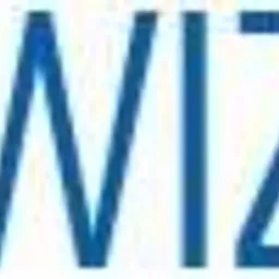 Logo firmy Dekowizja.pl z nazwą w kolorach pomarańczowym i niebieskim.