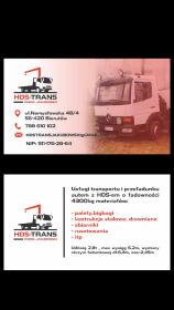 Hds-trans - Transport ciężarowy krajowy Wrocław
