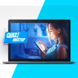 Landing page dla firmy organizującej quizy dla firm online.