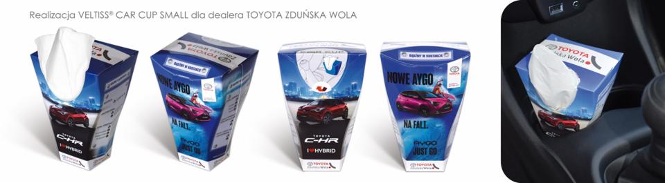 Chusteczki higieniczne Car Cup Small dla Toyoty