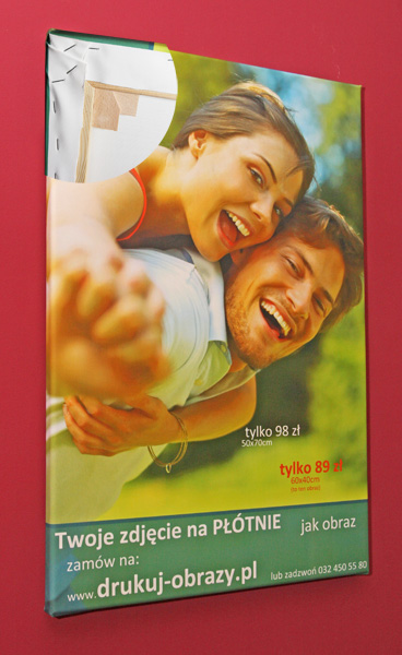 Foto na płótnie zupełnie jak obraz 40x60 cm