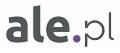 Logo serwisu ale.pl w kolorze szarym z fioletowym akcentem kropki.