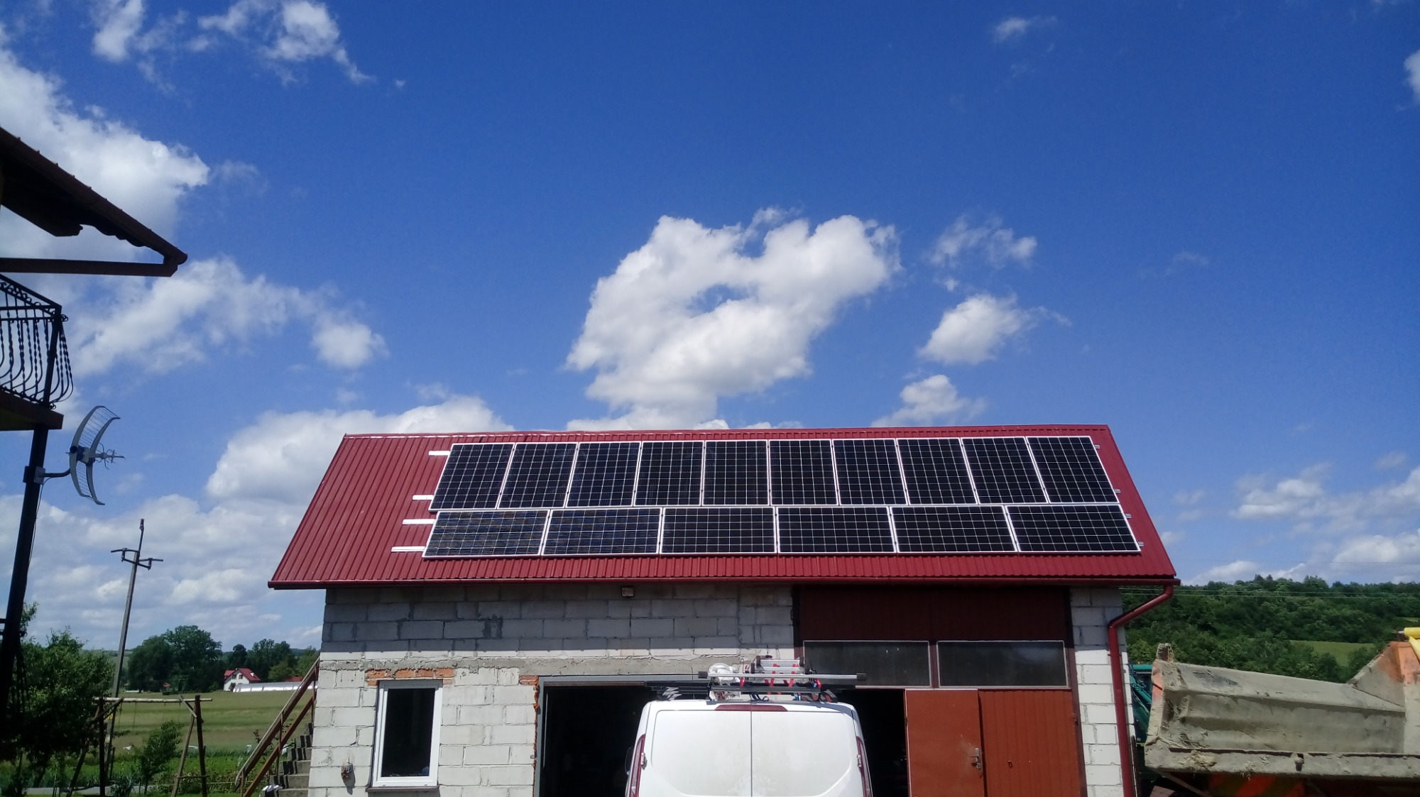 Instalacja o mocy 4.96kW