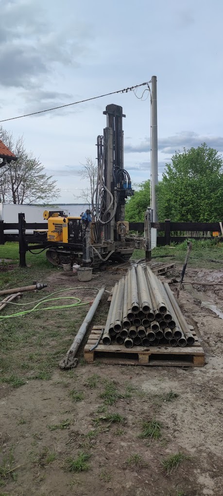 Wiercenie studni głębinowej