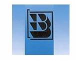 Logo firmy z trzema stylizowanymi literami 'B' w kwadracie na niebieskim tle.