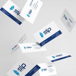 Wizytówki i logo dla firmy SIP