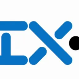 Niebieskie logo 'MLIX' z czarnym schematycznym rysunkiem sieci komputerowej po prawej stronie.