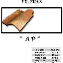 "Włoska Dachówka Ceramiczna Te.Max AP"
