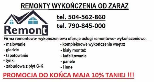 REMONTY - Firma remontowa Chorzów