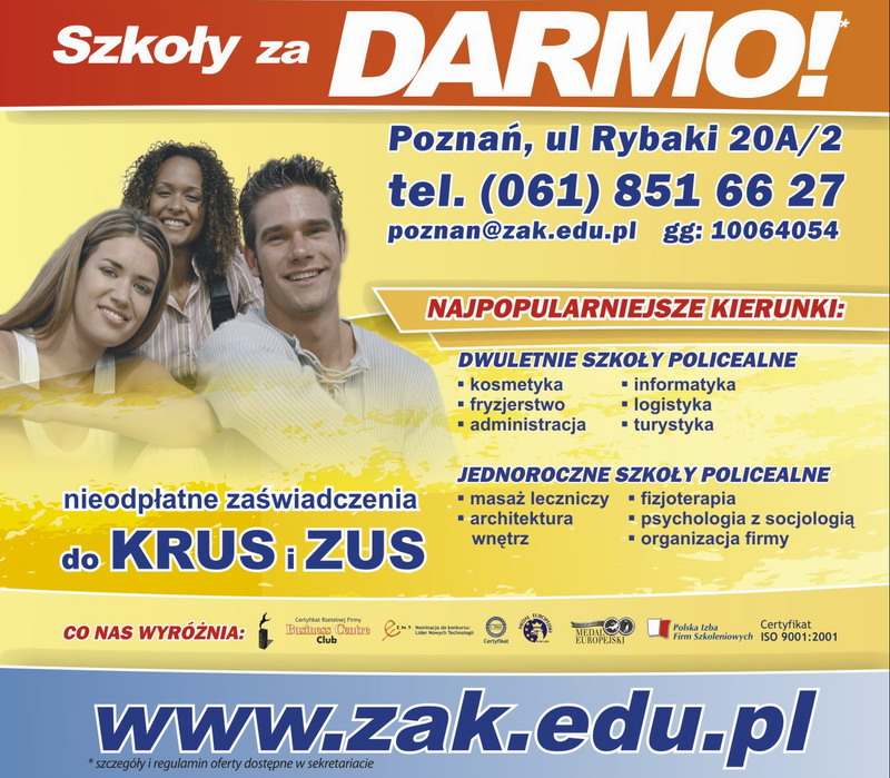 PRAWO I ADMINISTRACJA - Bezpłatna szkoła policealna