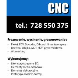 FREZOWANIE CNC - plexi, aluminium, sklejka, MDF i inne