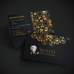 Wizytówki dla firmy AGNESS
