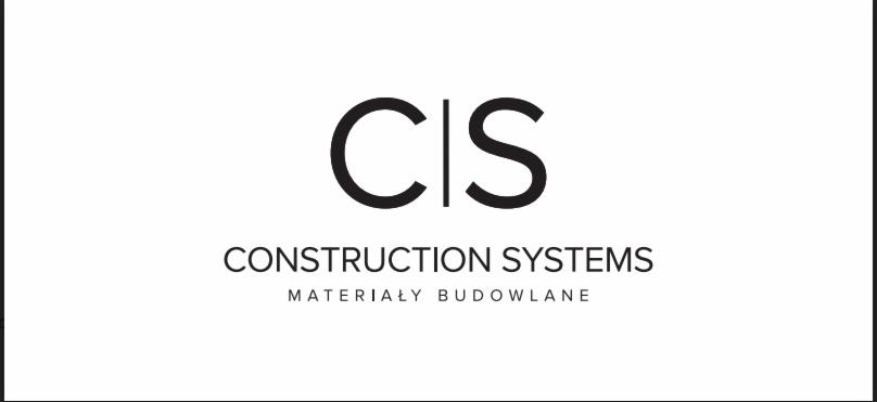 Logo firmy CIS Construction Systems z napisem Materiały Budowlane pod spodem.