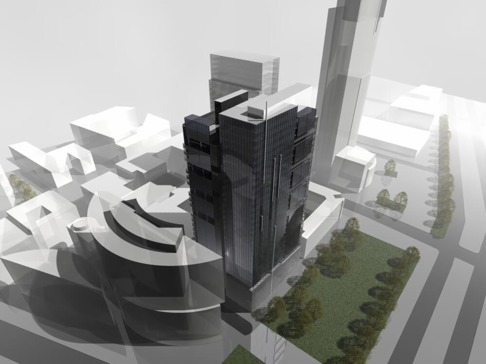 Projekt koncepcyjny dla inwestora prywatnego - zagospodarowanie terenu przy ul. Ogrodowej