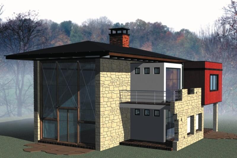 dom jednorodzinny - I nagroda w konkursie studio Atrium