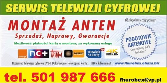 Montaż Anten 501987666 - Montaż Anteny Lubin