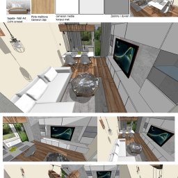 Projektowanie mieszkania Rybnik 140
