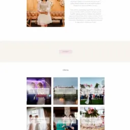 Strona internatowa dla naszej klientki którą czyni cuda w branży ślubnej ;-)