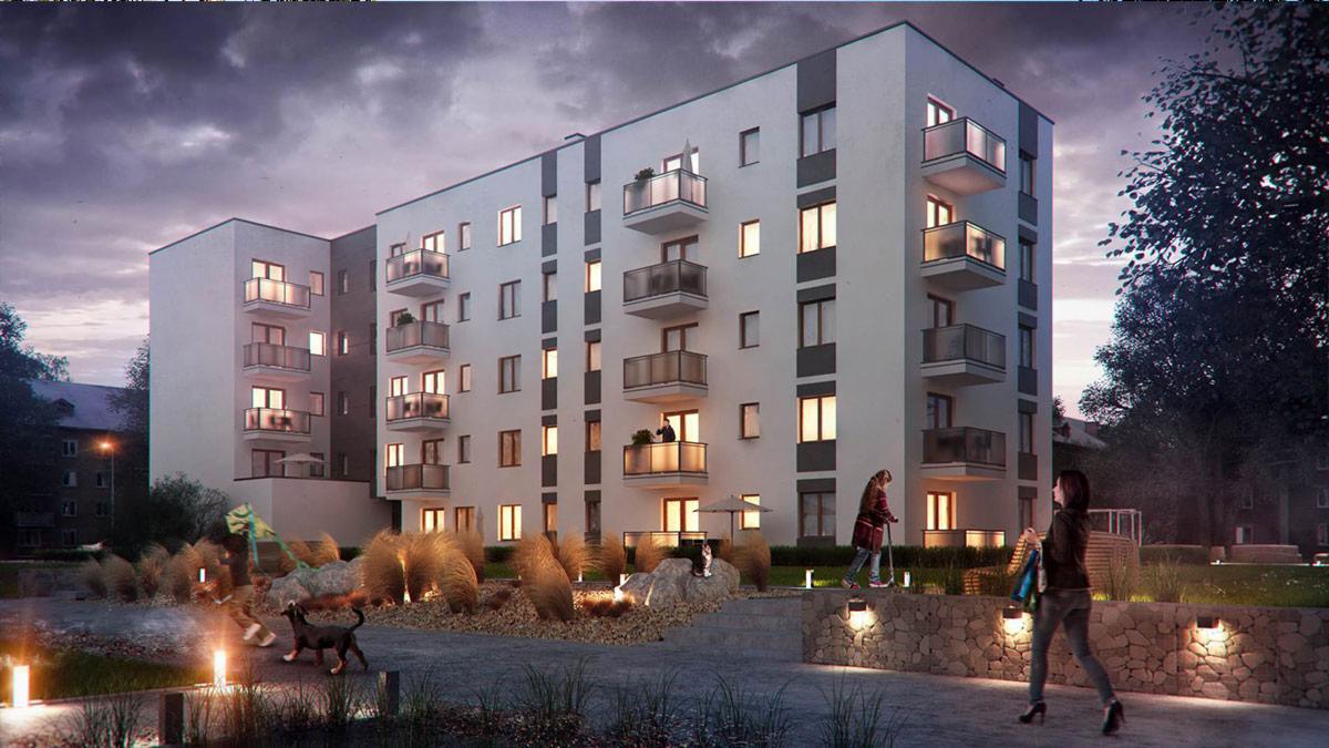 wizualizacje osiedli mieszkaniowych