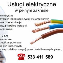 Usługi elektroinstalacyjne - Oświetlenie Salonu Olsztyn
