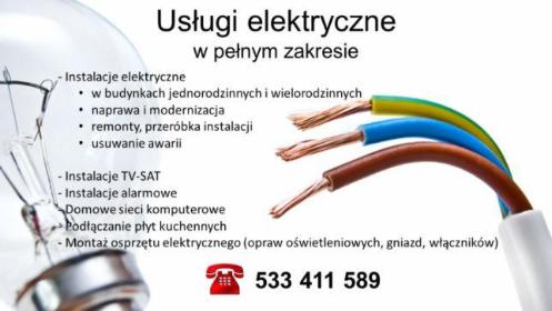 Usługi elektroinstalacyjne - Biuro Projektowe Instalacji Elektrycznych Olsztyn