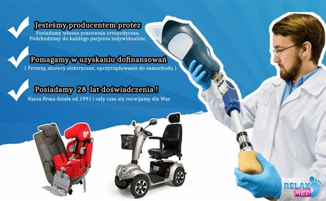 Proteza Kończyn - Proteza Kończyny Dolnej - Proteza Kończyny Górnej - RYBNIK - Relax-med