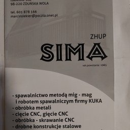 ZHUP Sima Marcin Siekierski - Spawalnictwo Izabelów