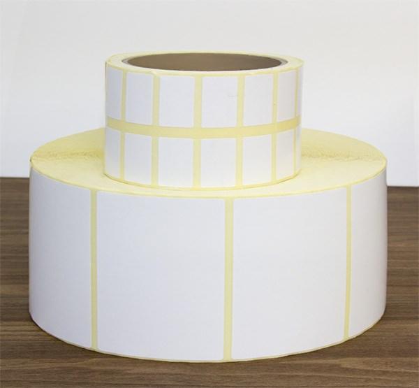 Etykiety termiczne, do zadruku w drukarkach etykiet