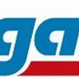 Logo firmy Allgaier z napisem w kolorze niebieskim i czerwonym na białym tle.